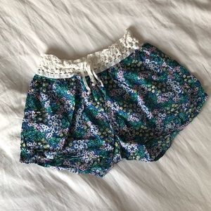 AERIE Floral Print Shorts